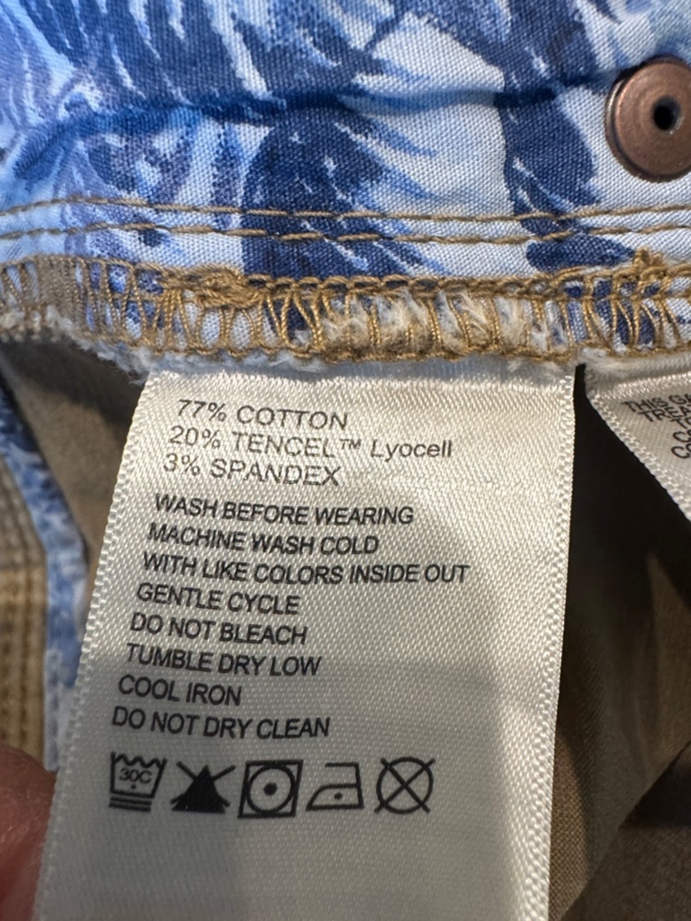NWOT Tommy Bahama Boracay 5 Pocket Medium/Tan Shade Chinos 48x30 - Picture 10 of 10
